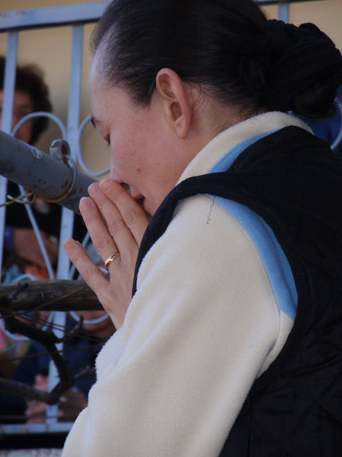 Vicka praying